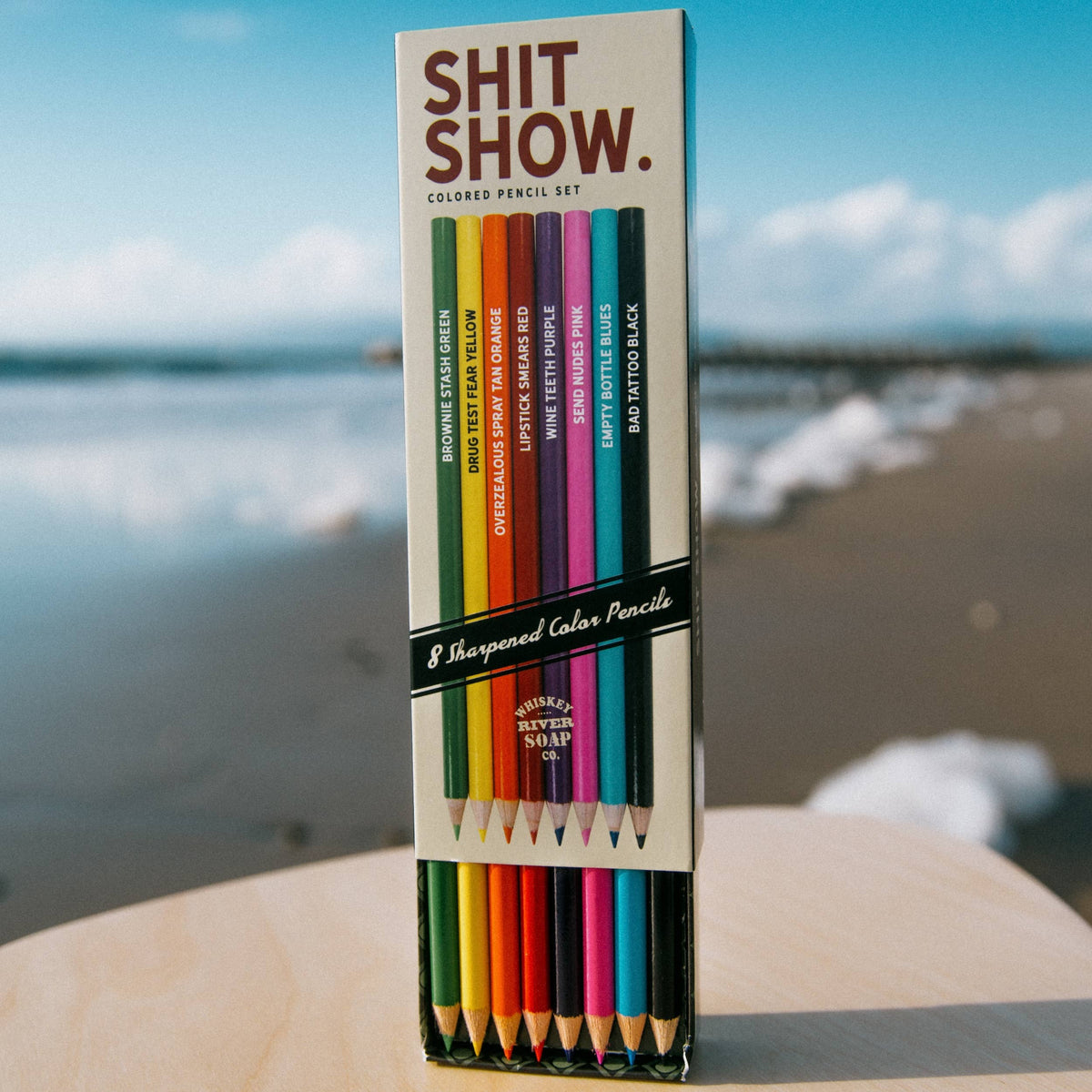 Shit Show Colored Pencils | Set of 8-Whiskey River Soap Co.-The Bullish Store
