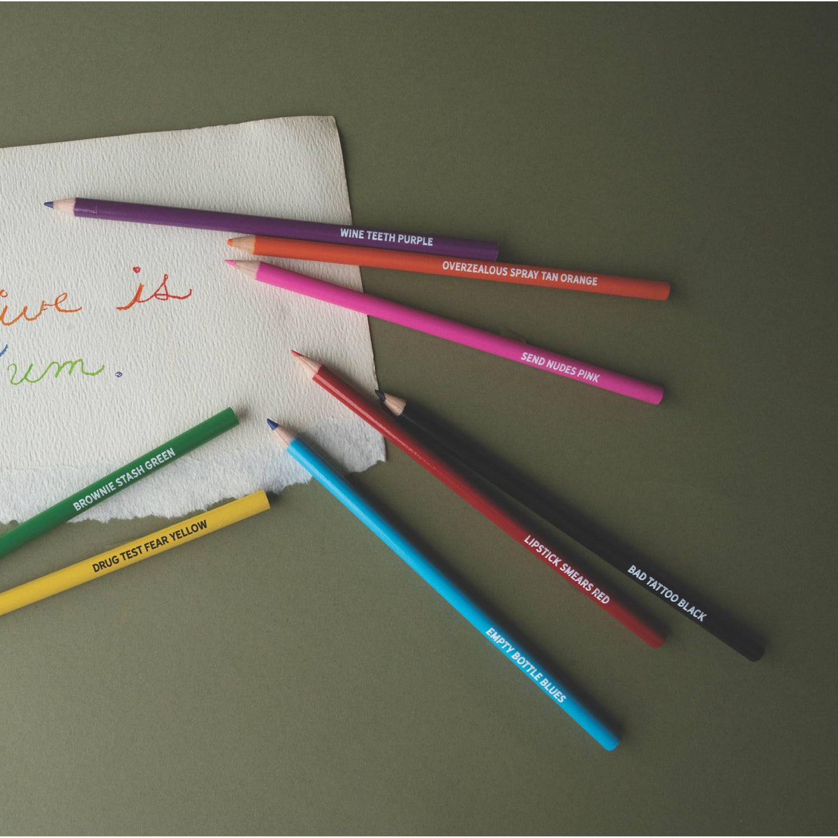 Shit Show Colored Pencils | Set of 8-Whiskey River Soap Co.-The Bullish Store