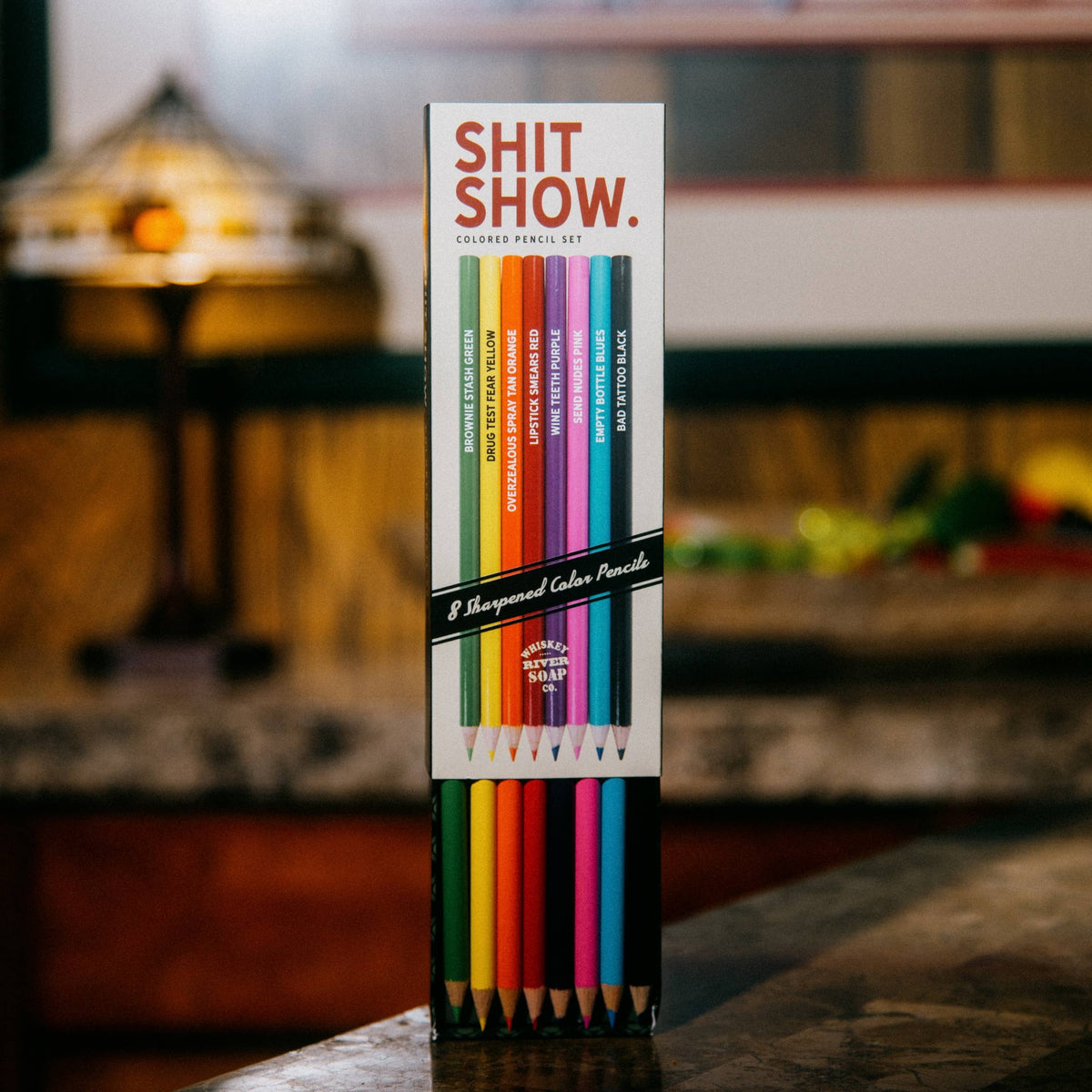 Shit Show Colored Pencils | Set of 8-Whiskey River Soap Co.-The Bullish Store