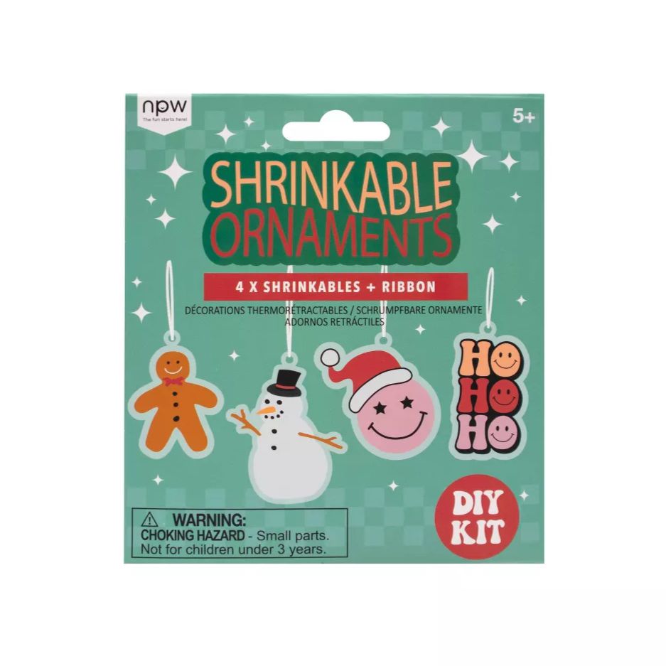 Shrinkable Ornaments | DIY Christmas Hanging Decor