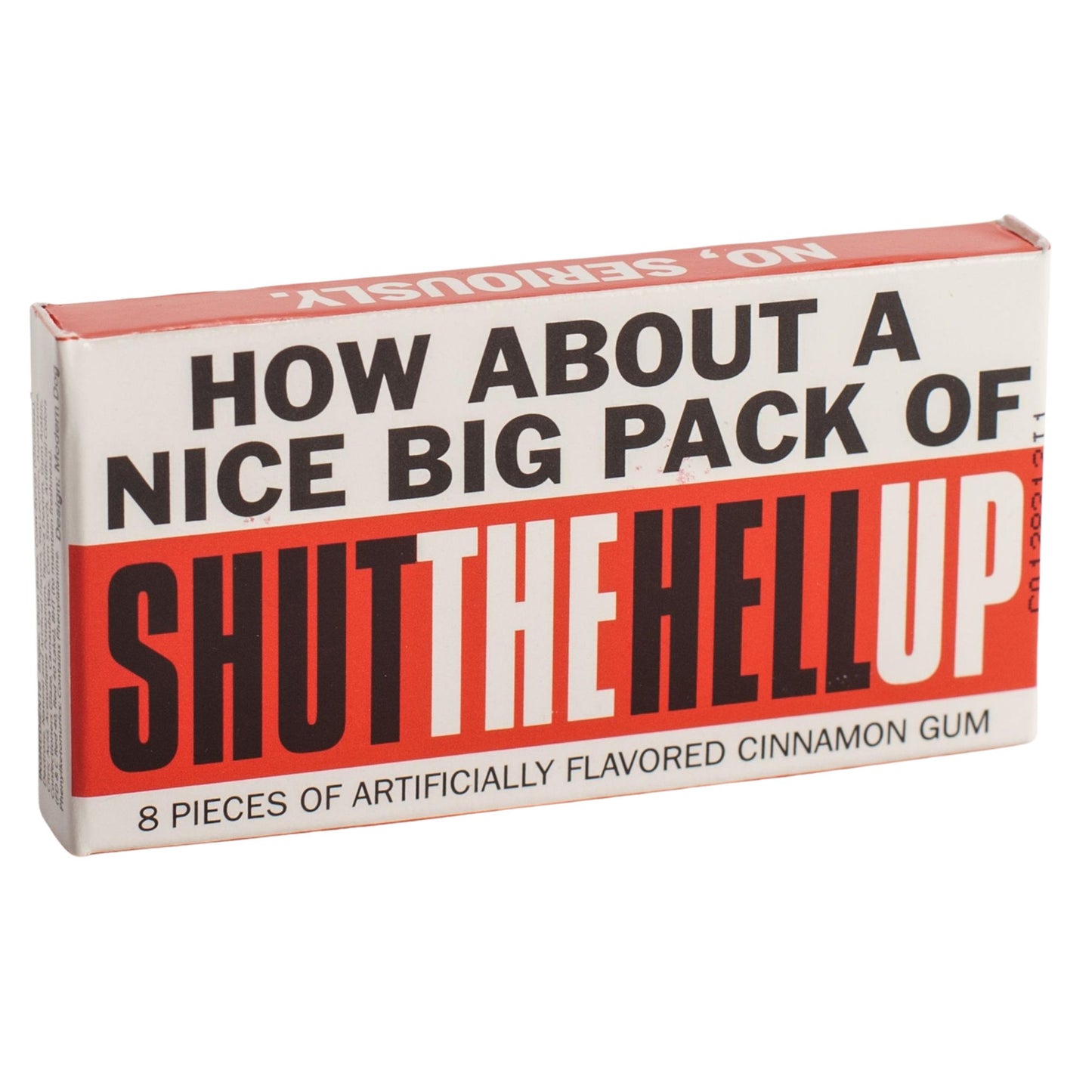 Shut The Hell Up Gum in Cinnamon Flavor | BlueQ at GetBullish