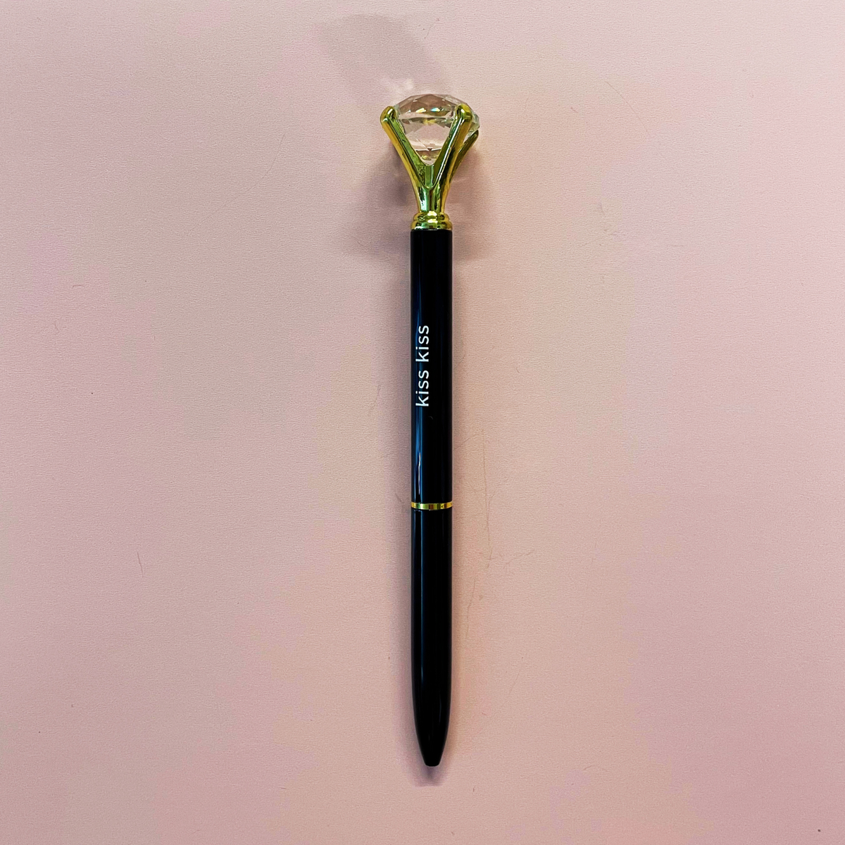 Shut Up And Kiss Me Black Gem Pen Set of 6 | Giftable Quote Pens-Santa Barbara Design Studio-The Bullish Store