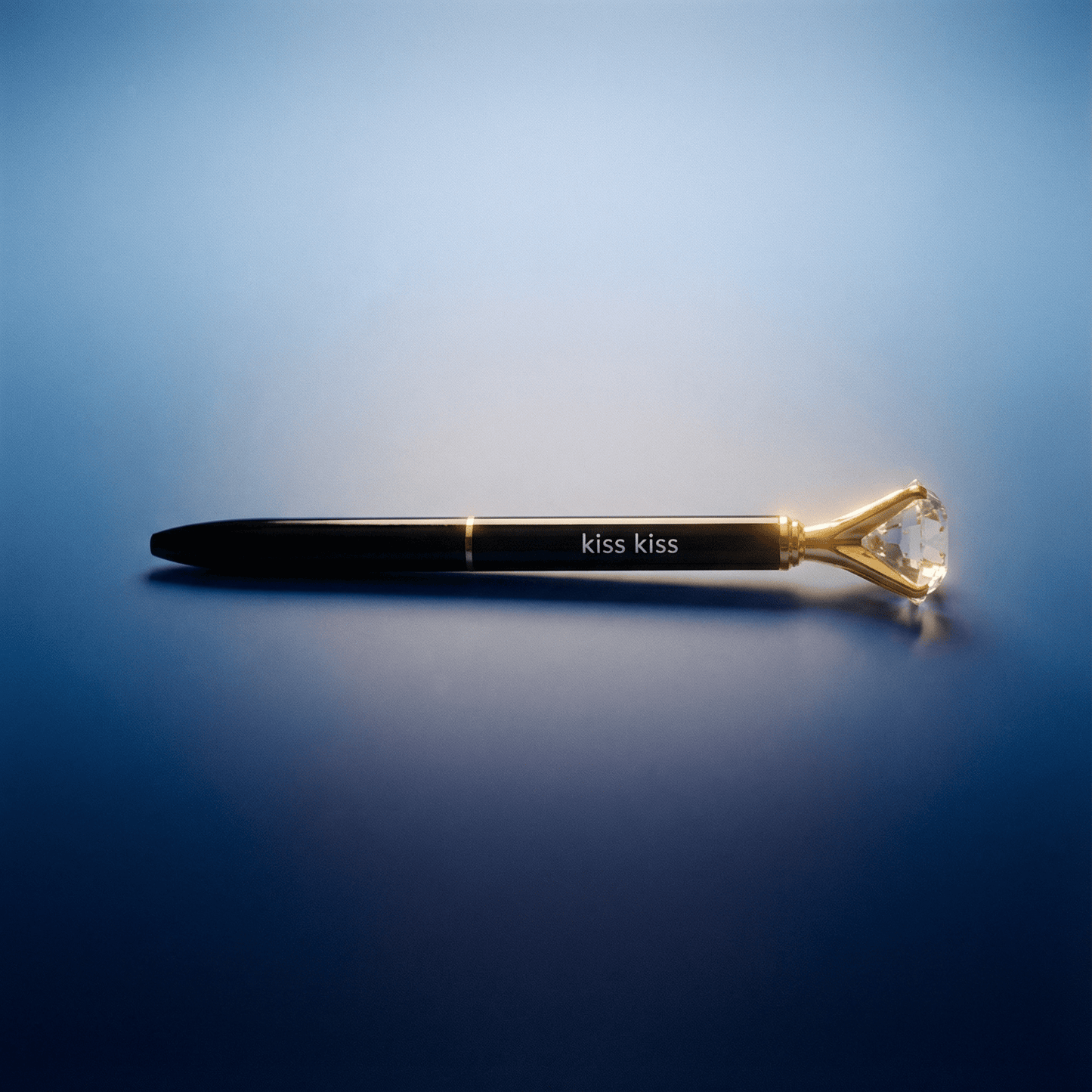 Shut Up And Kiss Me Black Gem Pen Set of 6 | Giftable Quote Pens