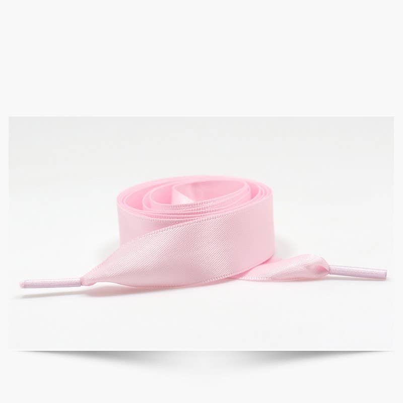 Silk Satin Ribbon Bow Pair Shoe Laces [Available in 4 Colors]