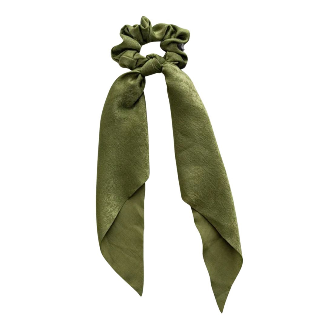 Silky Scarf Pony Holder (13 Color Options) | Scrunchie Hair Accessories
