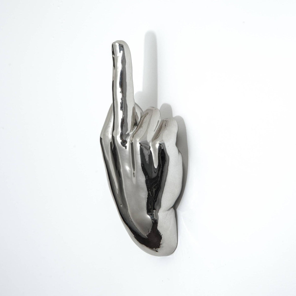 Silver Middle Finger Wall Mount — Multipack-Interior Illusions Plus-The Bullish Store