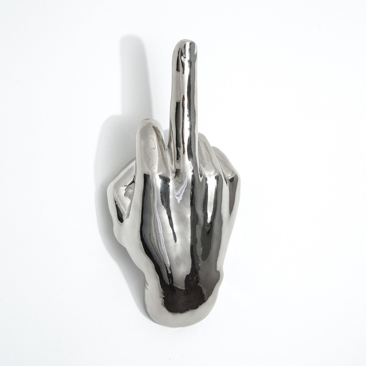 Silver Middle Finger Wall Mount — Multipack-Interior Illusions Plus-The Bullish Store