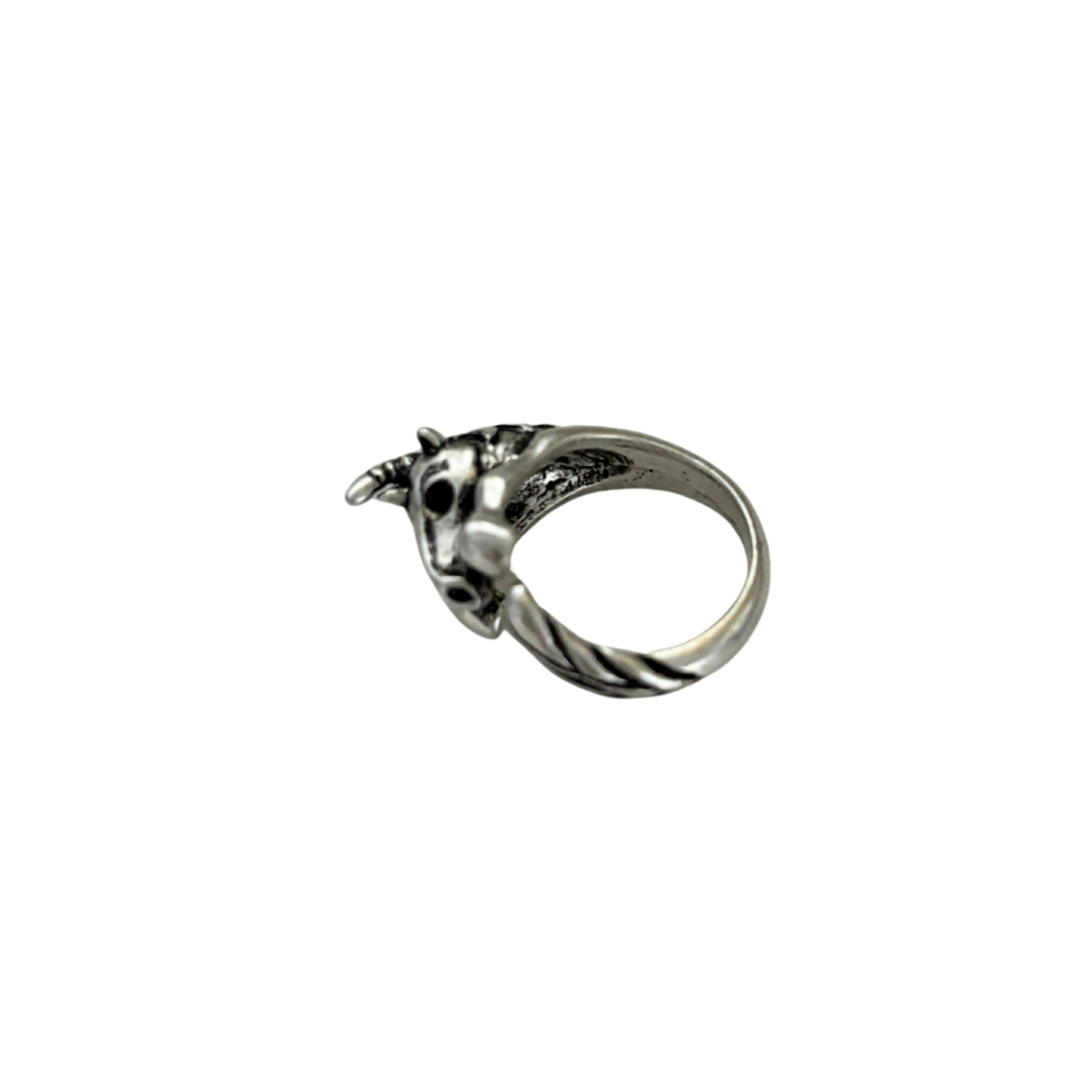 Silver Unicorn Ring | Figural Unicorn Ring Size 7