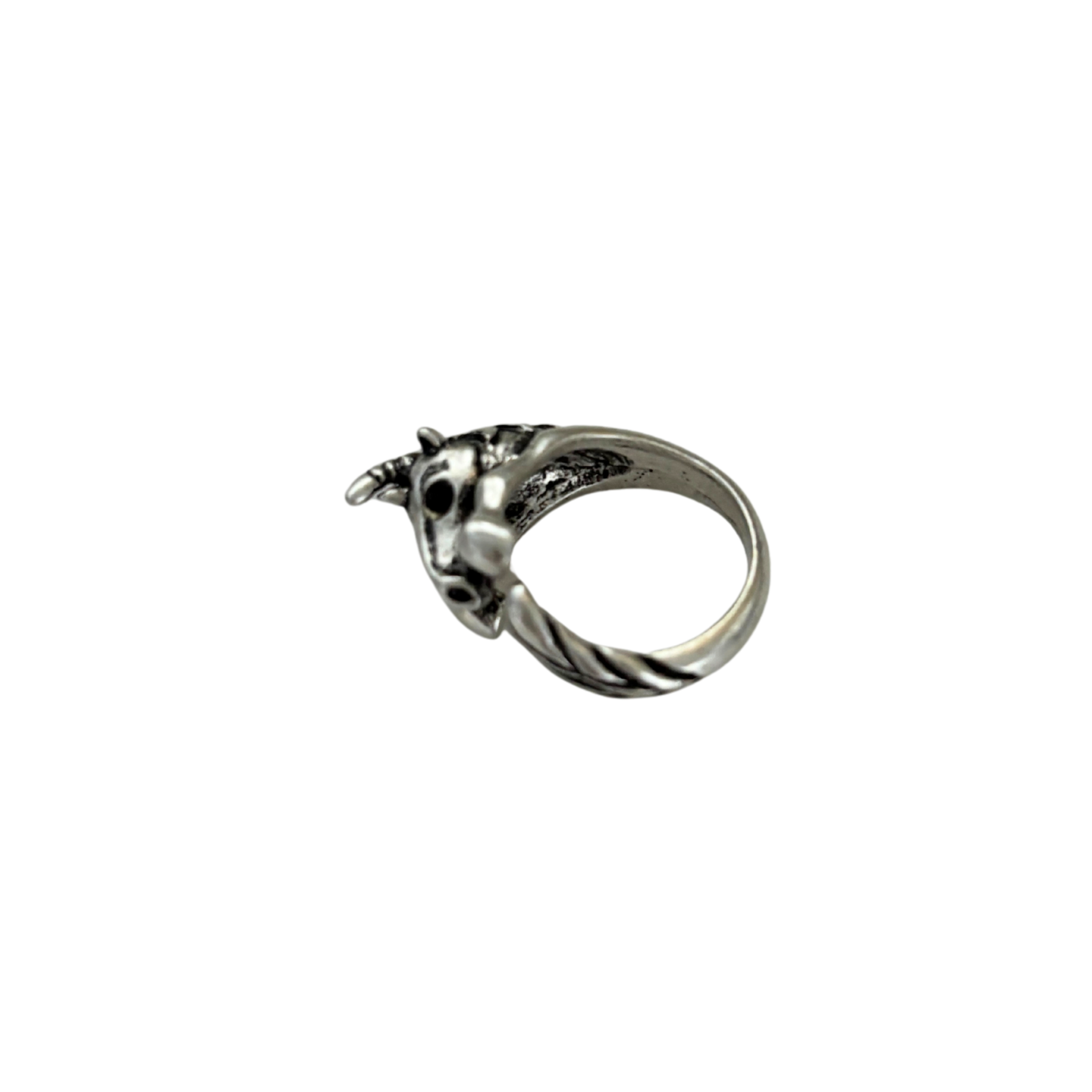 Silver Unicorn Ring | Figural Unicorn Ring Size 7