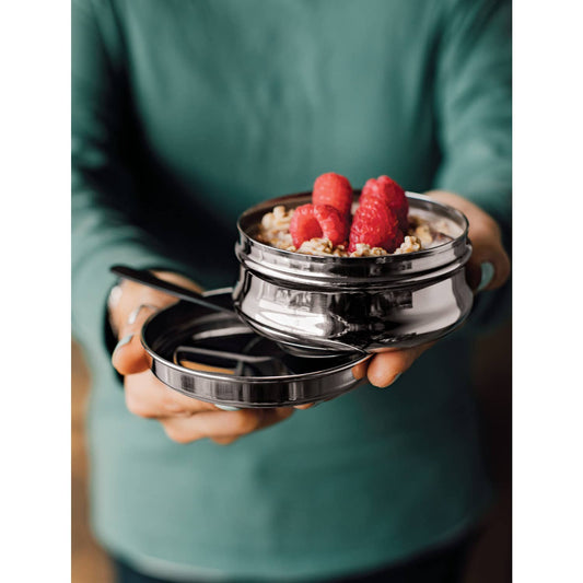 Simply Steel Snack 1 Tier Tiffin | Stainless Steel Lunch Box Meal Container