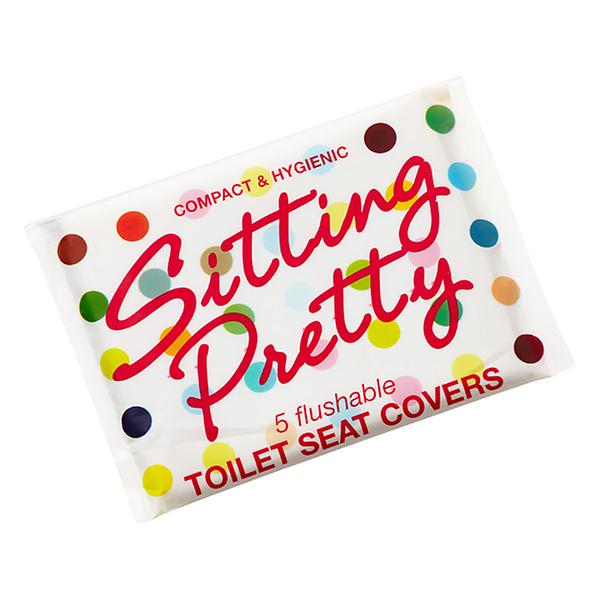 Sitting Pretty Toilet Seat Covers | Flushable Paper