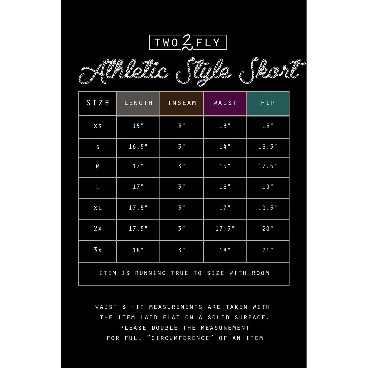 M-2X Athletic Style Skort | Stretch Faux Denim