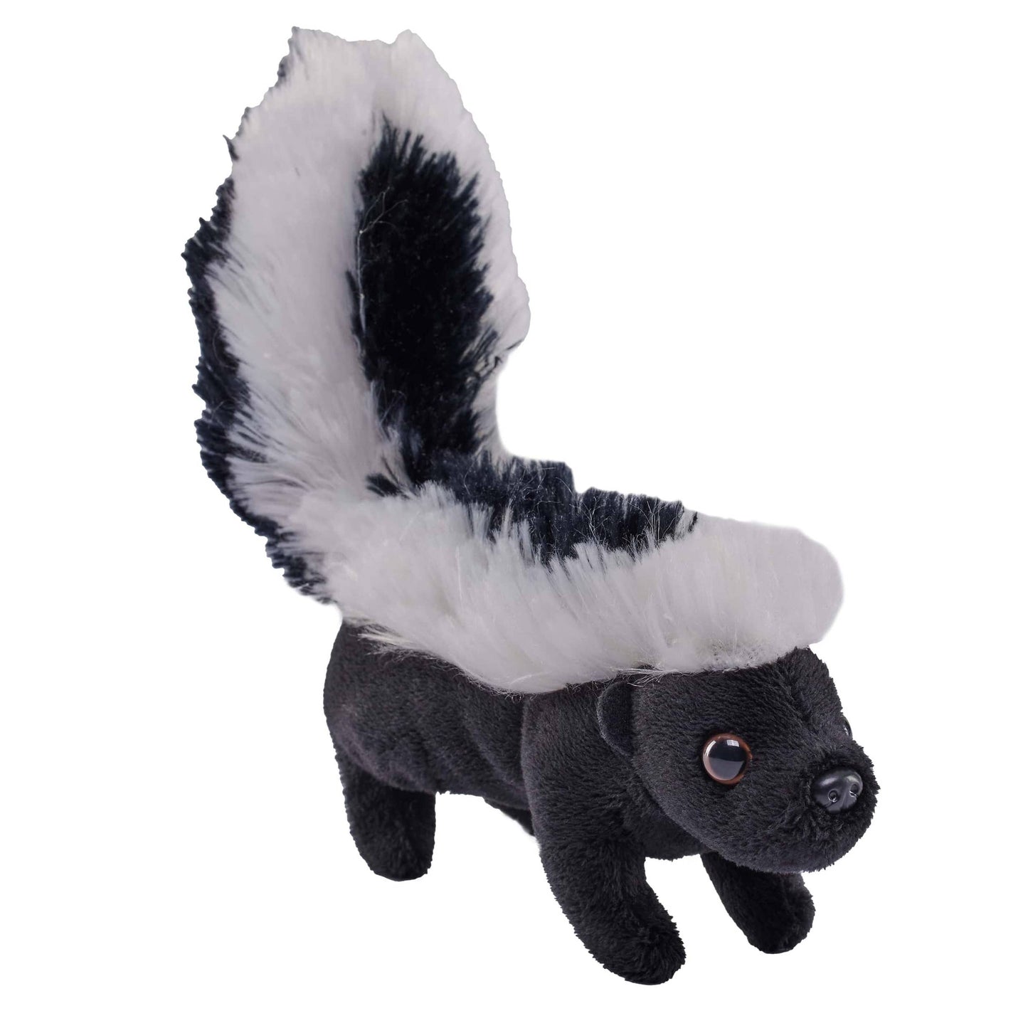 Skunk Mini Stuffed Animal 5" | Pocketkins Eco Skunk Plush by Wild Republic