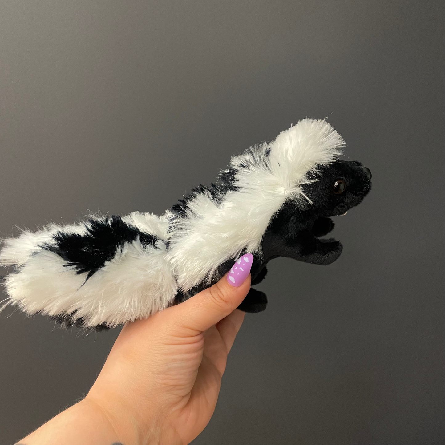 Skunk Mini Stuffed Animal 5" | Pocketkins Eco Skunk Plush by Wild Republic