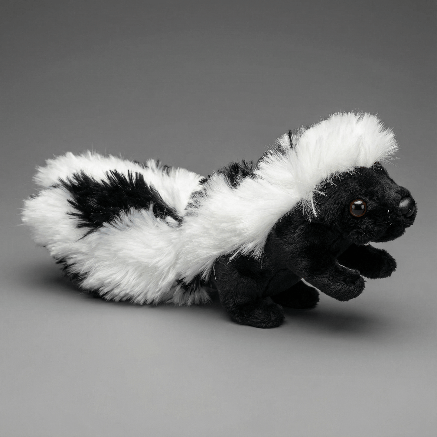 Skunk Mini Stuffed Animal 5" | Pocketkins Eco Skunk Plush by Wild Republic