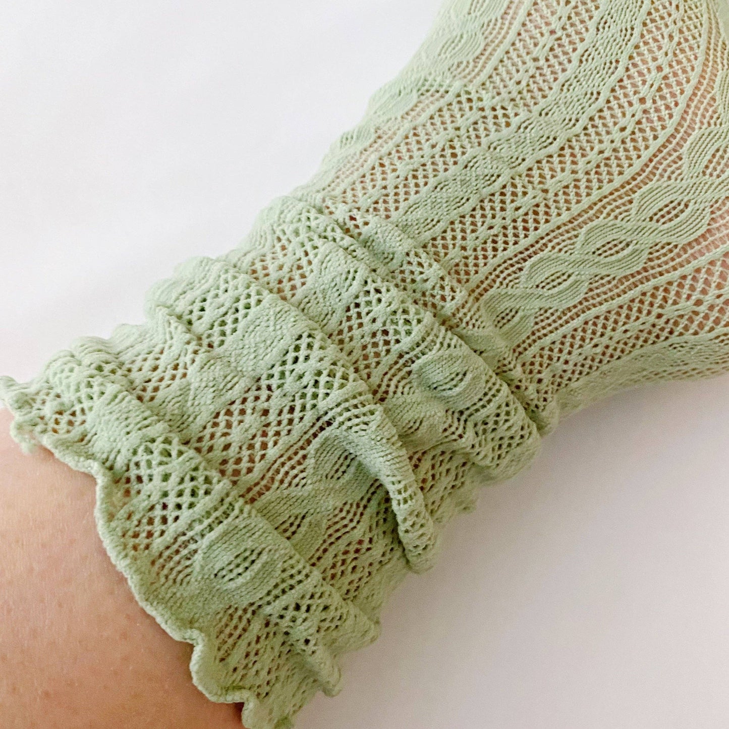 Slouch Crochet Lace Socks – Set of 2 Coordinating Pairs
