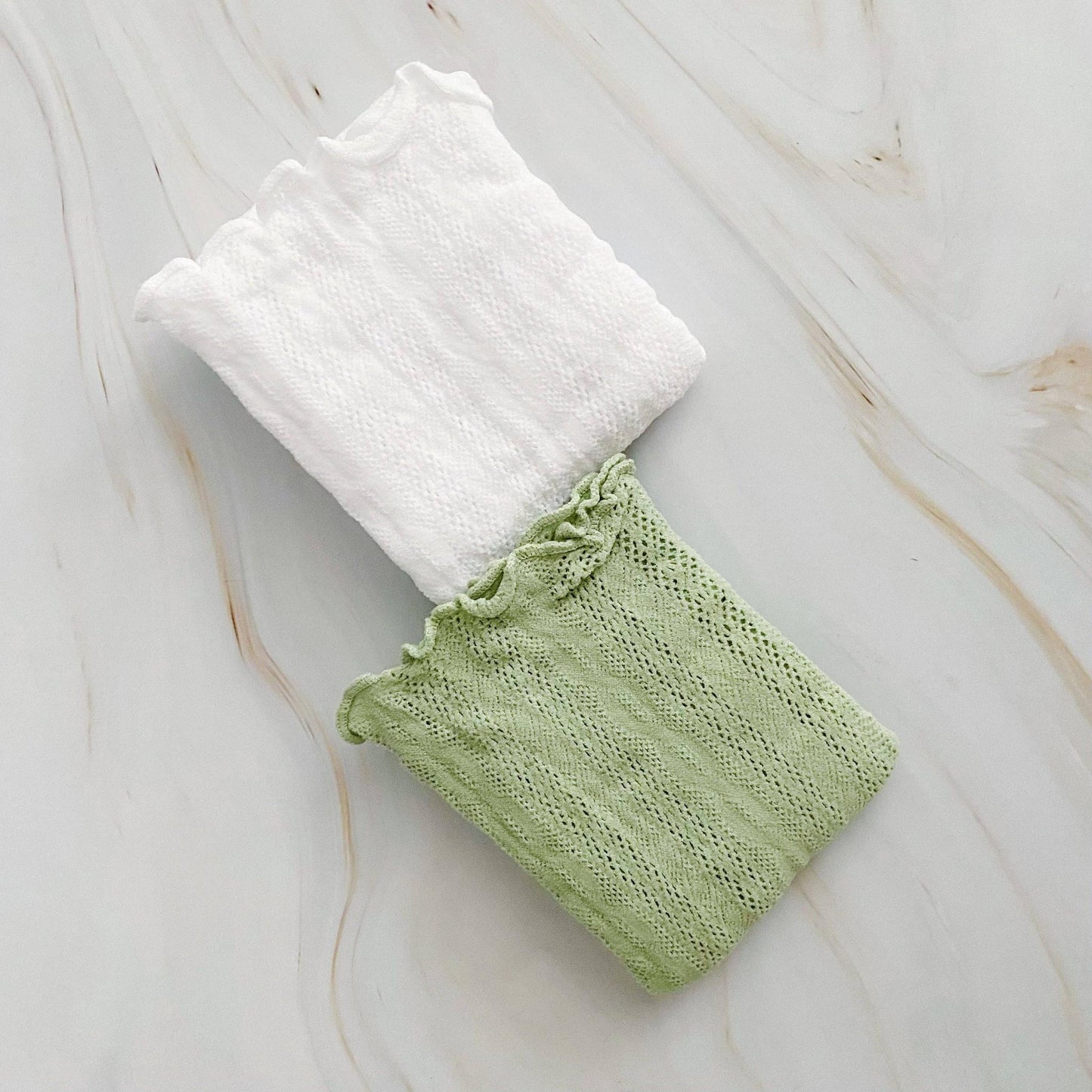 Slouch Crochet Lace Socks – Set of 2 Coordinating Pairs