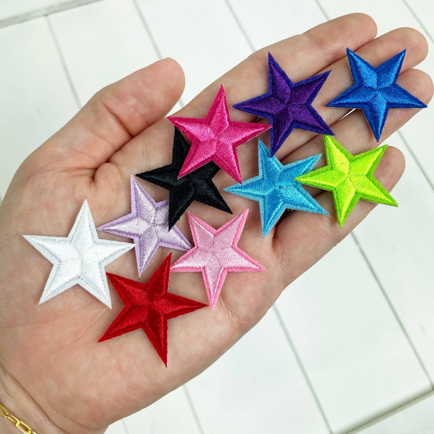 Small Colored Stars Iron On Patches | Heat-seal Patches Accessories