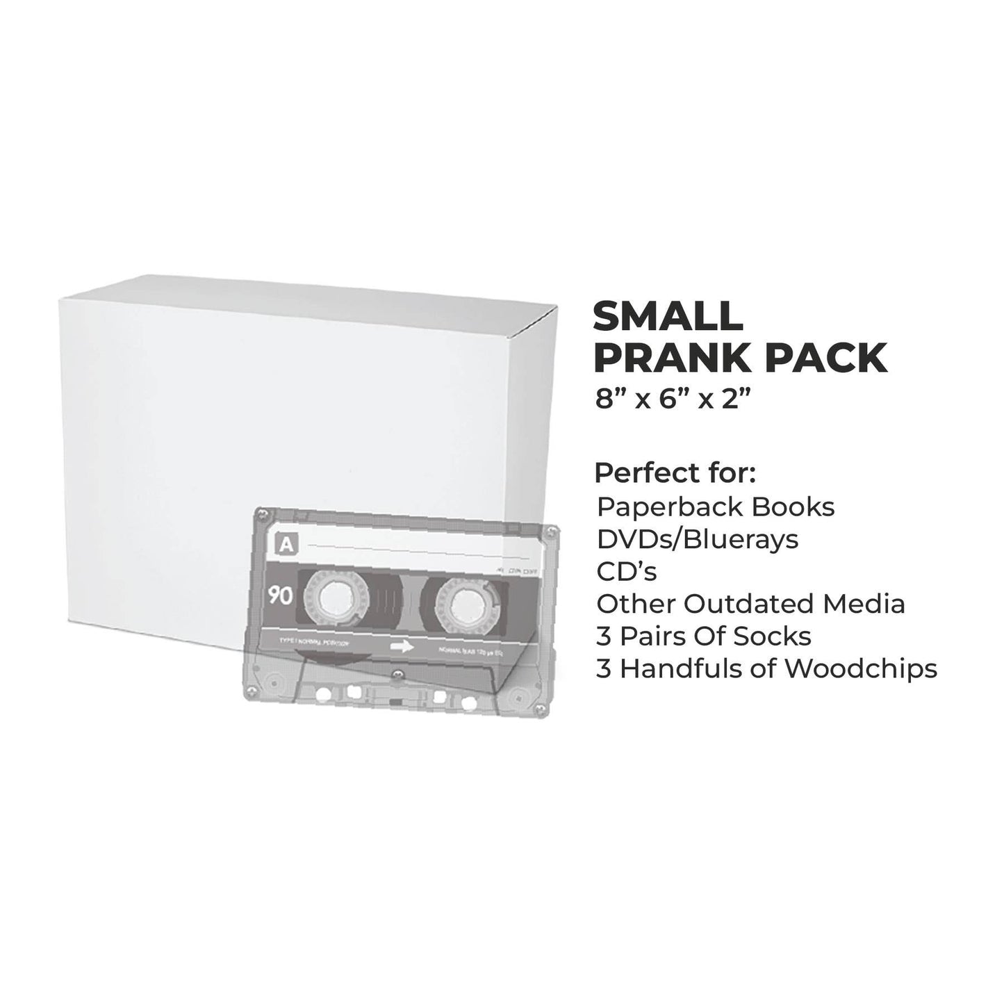 Small Prank Gift Box Earwax Candle Kit | Hilarious Fake-Out Empty Box for Any Gift