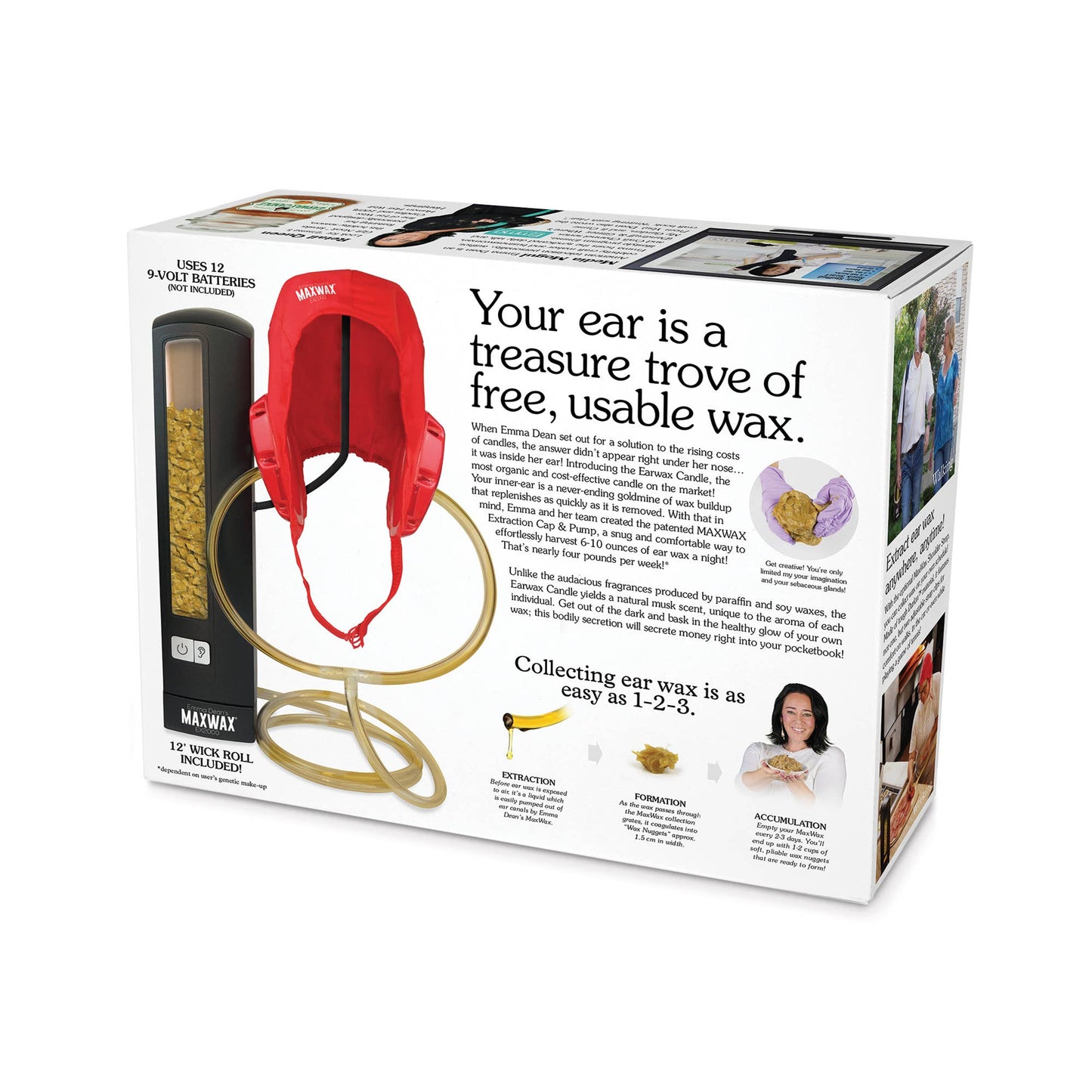 Small Prank Gift Box Earwax Candle Kit | Hilarious Fake-Out Empty Box for Any Gift