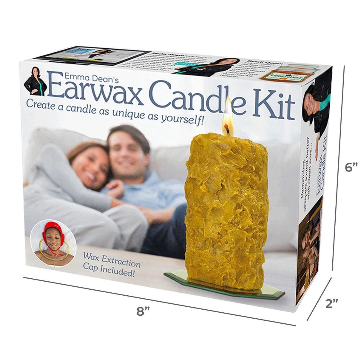 Small Prank Gift Box Earwax Candle Kit | Hilarious Fake-Out Empty Box for Any Gift-Prank-O-The Bullish Store