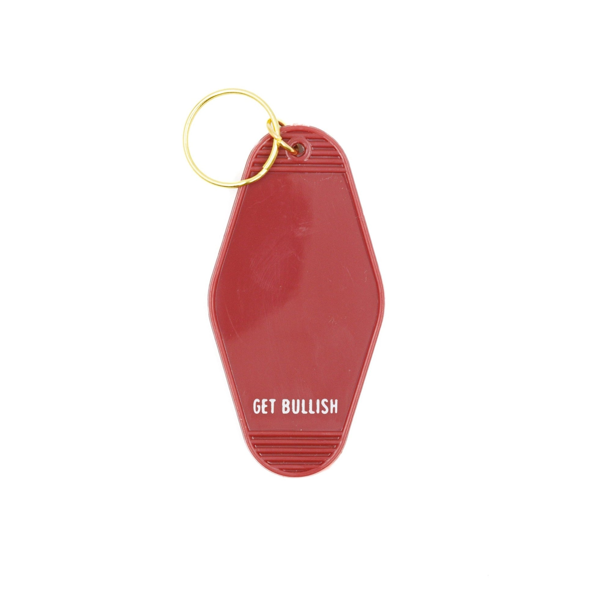 So Pretty and Witty and Gay Motel Style Keychain in Red