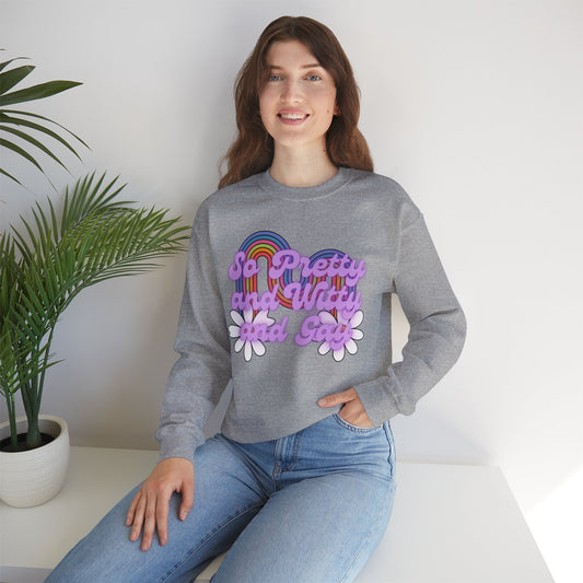 So Pretty and Witty and Gay Unisex Heavy Blend™ Crewneck Sweatshirt