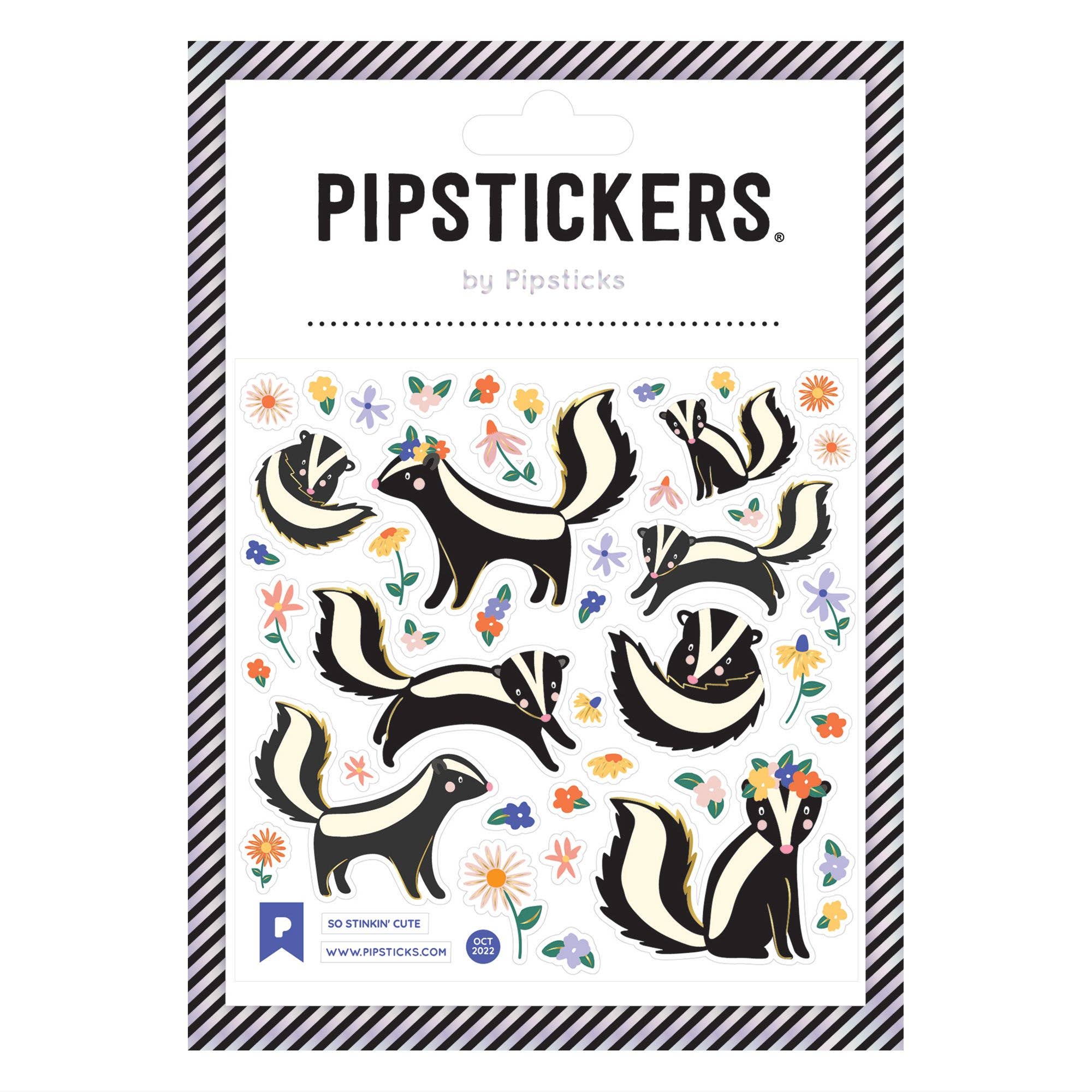 So Stinkin' Cute PipStickers Skunks | Decorative Decal | Sticker Lover ...