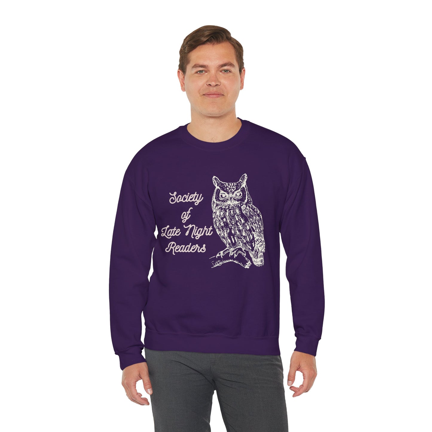 Society Of Late Night Readers Unisex Heavy Blend™ Crewneck Sweatshirt [SM-5XL]