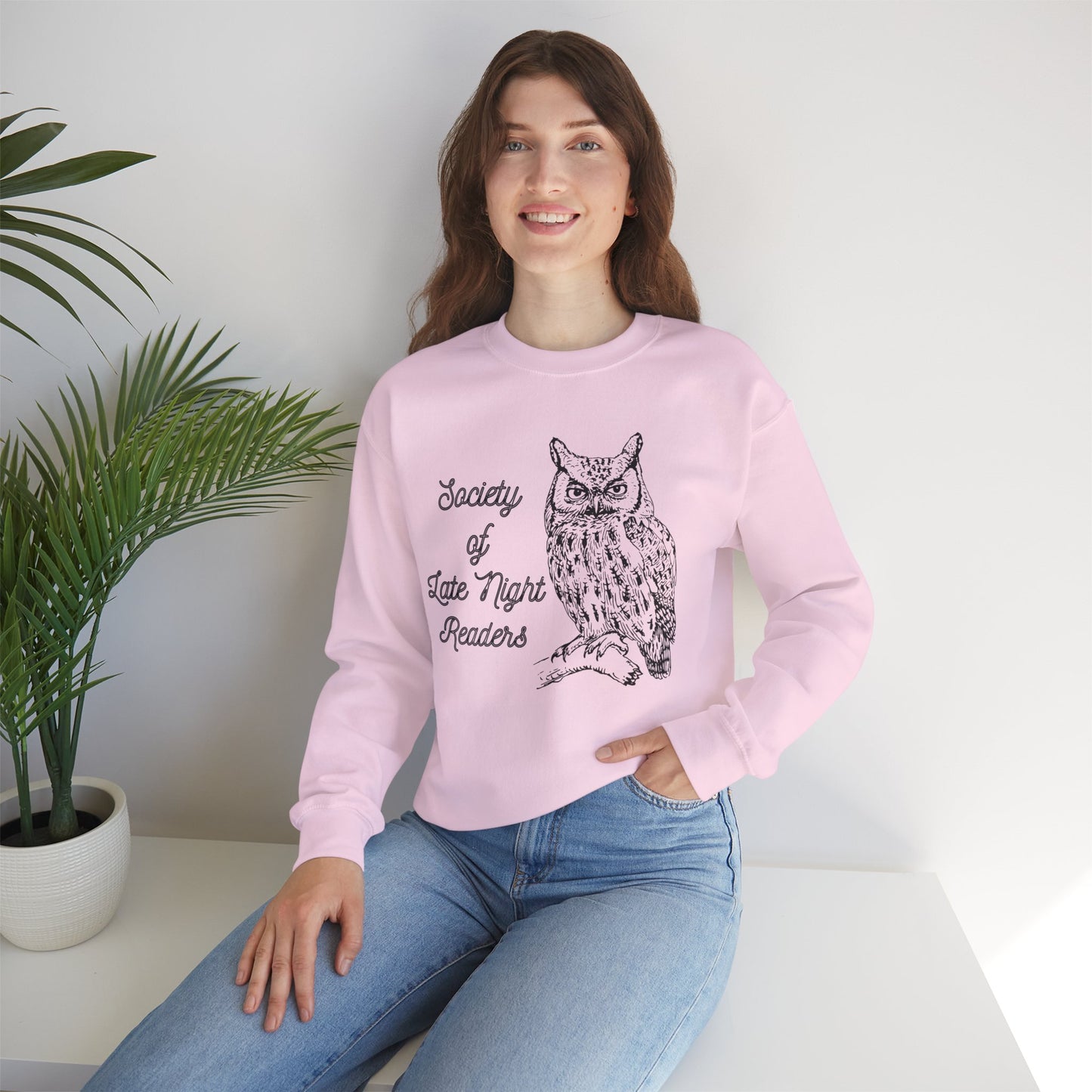 Society Of Late Night Readers Unisex Heavy Blend™ Crewneck Sweatshirt [SM-5XL]