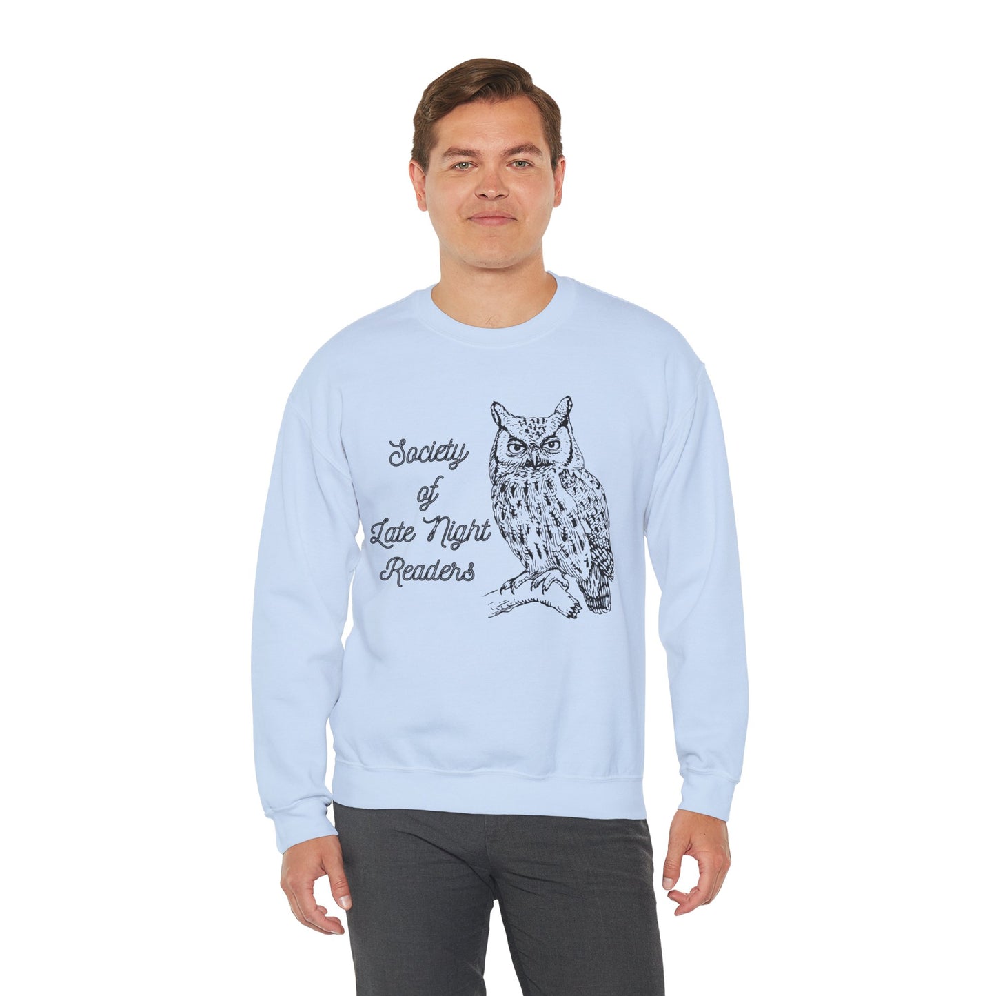 Society Of Late Night Readers Unisex Heavy Blend™ Crewneck Sweatshirt [SM-5XL]