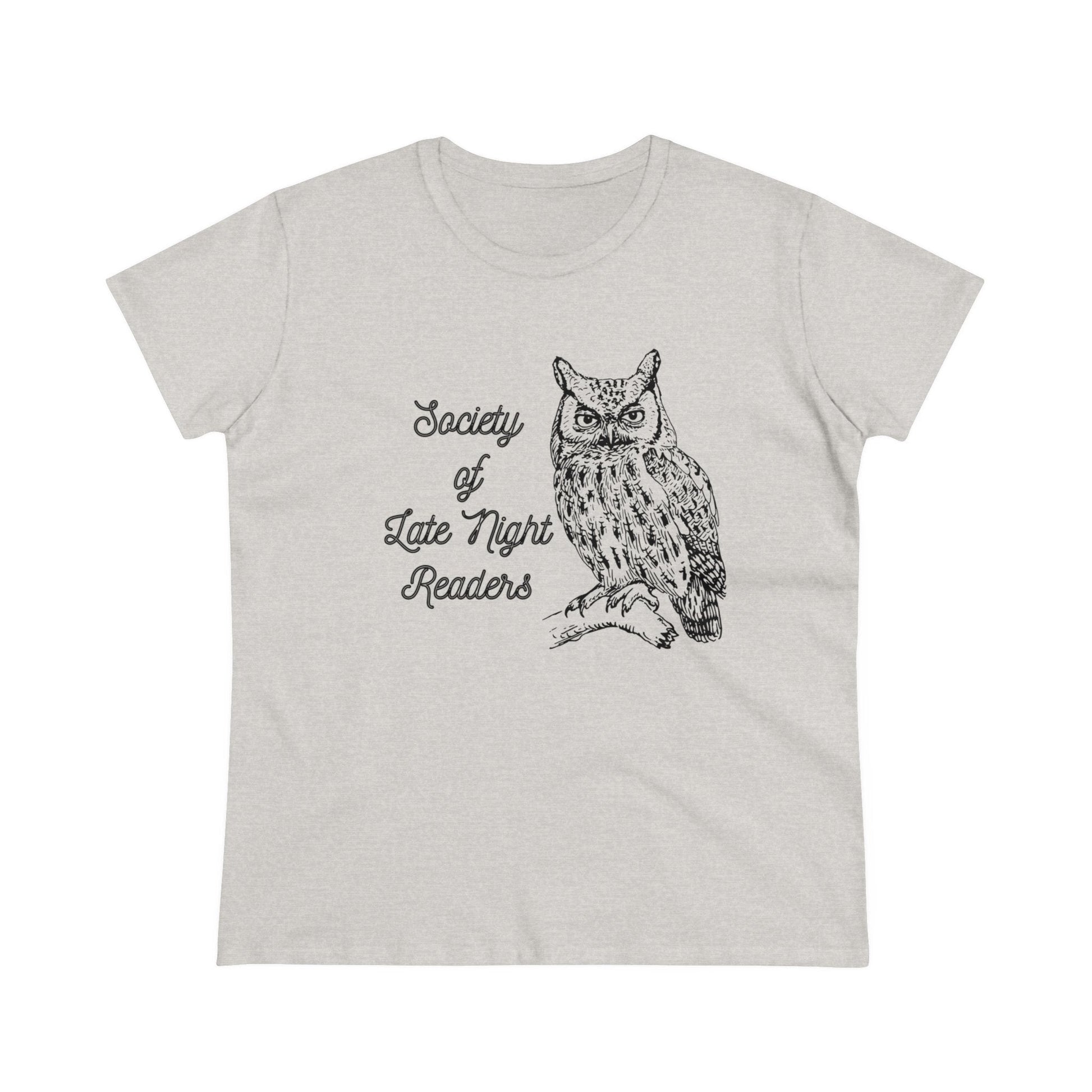 Society Of Late Night Readers Women's Midweight Cotton Tee