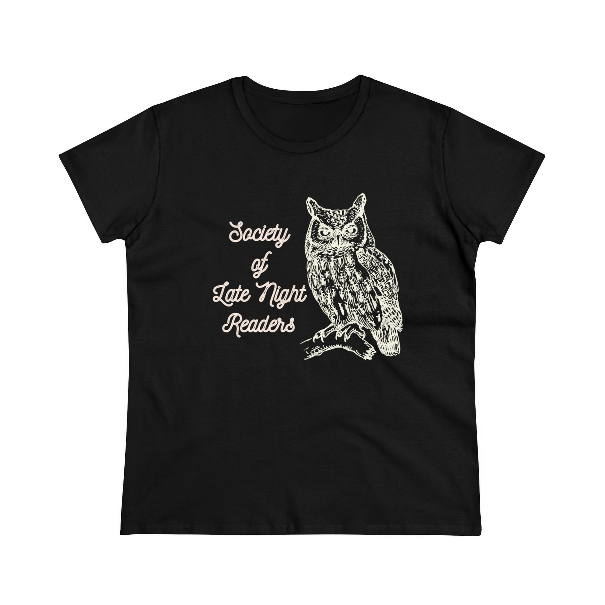 Society Of Late Night Readers Women's Midweight Cotton Tee