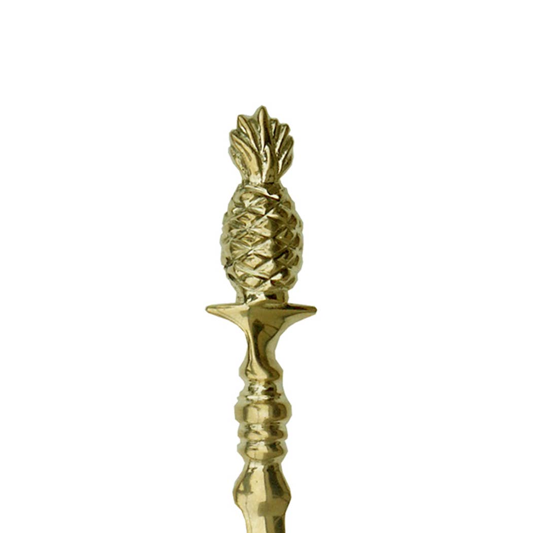 Solid Brass Pineapple Letter Opener Men's Gift | 8-1/4" Knife Mail Envelope Opener Staple Remover