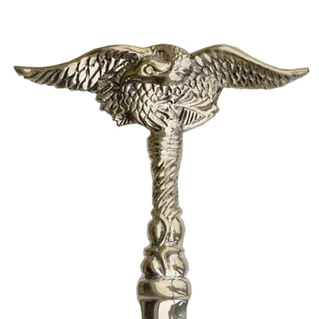 Solid Brass Spreadwing Eagle Letter Opener Men's Gift | 7-3/4" Knife Mail Envelope Opener Staple Remover