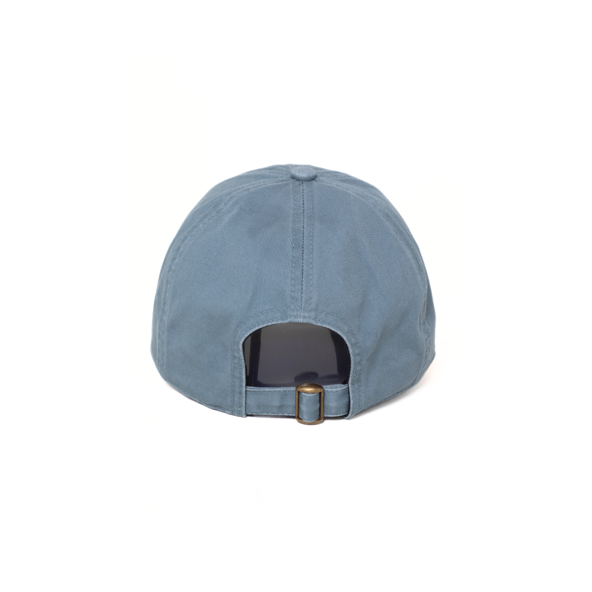 Solid Cotton Baseball Cap with Satin Lining in Vintage Blue or Burgundy