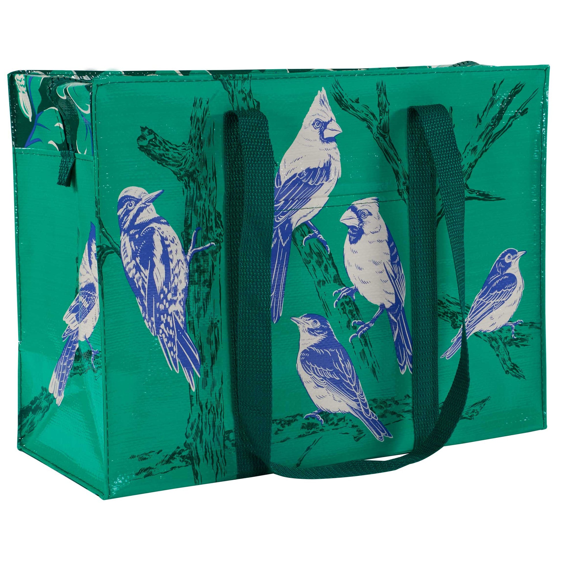 Songbird Shoulder Tote Bag | Carry-all Zippered Recycle Bag | 15" x 11" | BlueQ at GetBullish