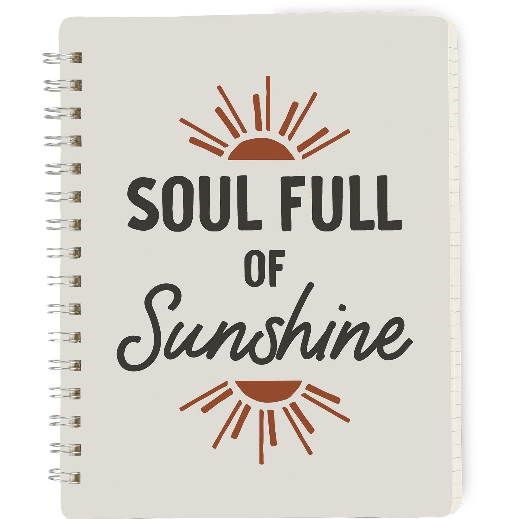 Soul Full Of Sunshine Spiral Notebook | 5.75" x 7.50" | 120 Lined Pages