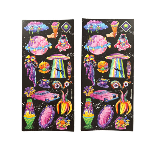 Space Jam Stickers | 4" x 8" | 2 Sheets-Violette Stickers-The Bullish Store