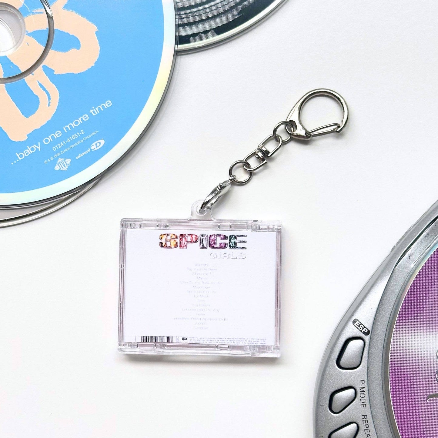 Spice Girls "Wannabe" Mini CD Case Keychain