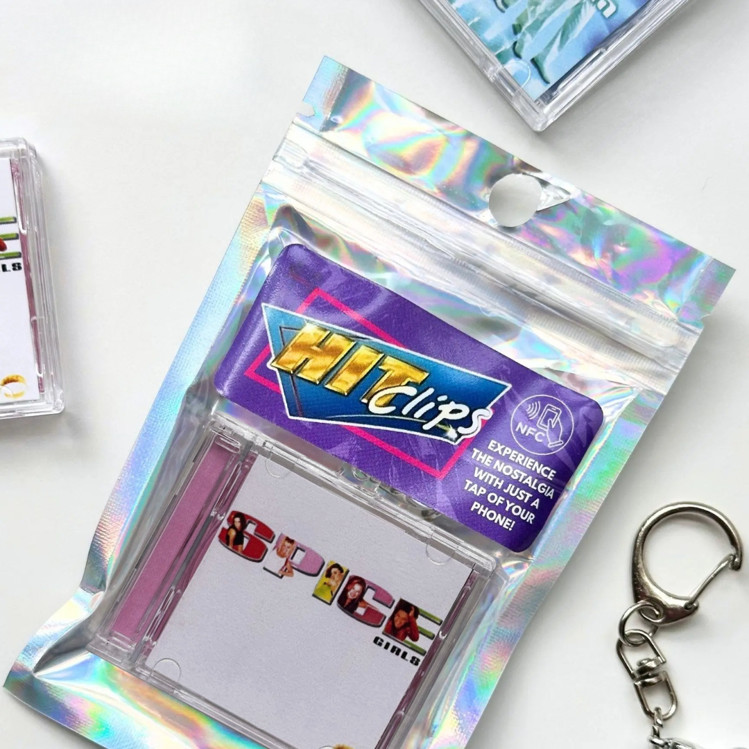 Spice Girls "Wannabe" Mini CD Case Keychain