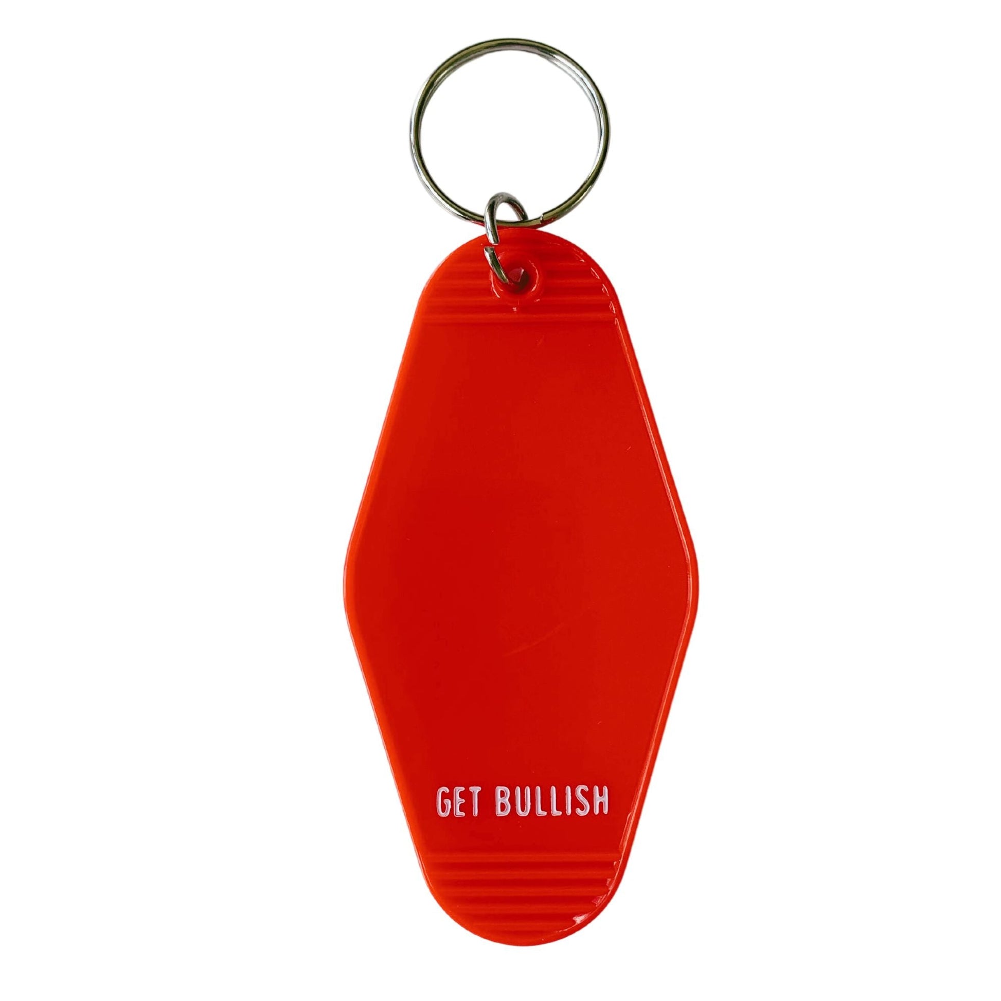 Spicy Like Extra Mild Salsa Motel Style Keychain in Red