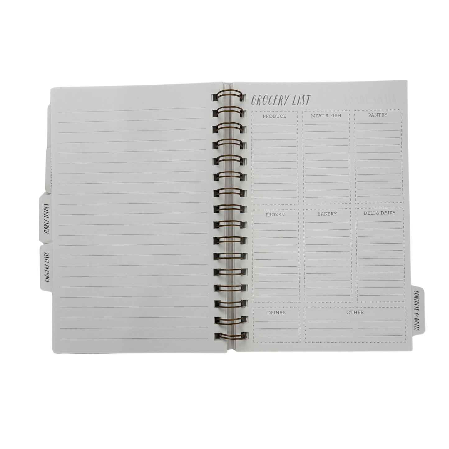 Spiral Bound 12 Month Financial Planner | Undated Budget & Goals Book | Black Dot Cover-Ninj and Ninj-The Bullish Store