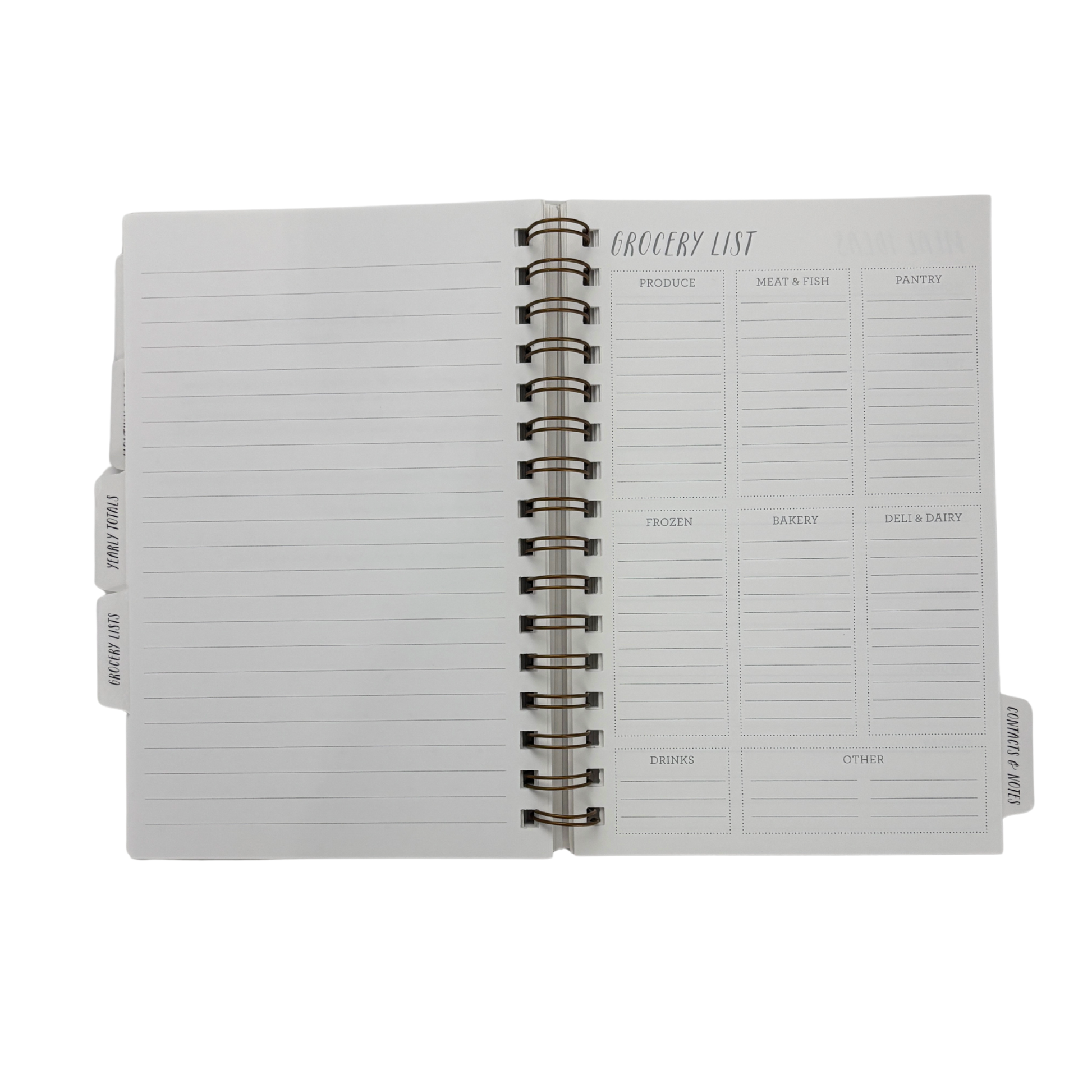 Spiral Bound 12 Month Financial Planner | Undated Budget & Goals Book | Black Dot Cover-Ninj and Ninj-The Bullish Store