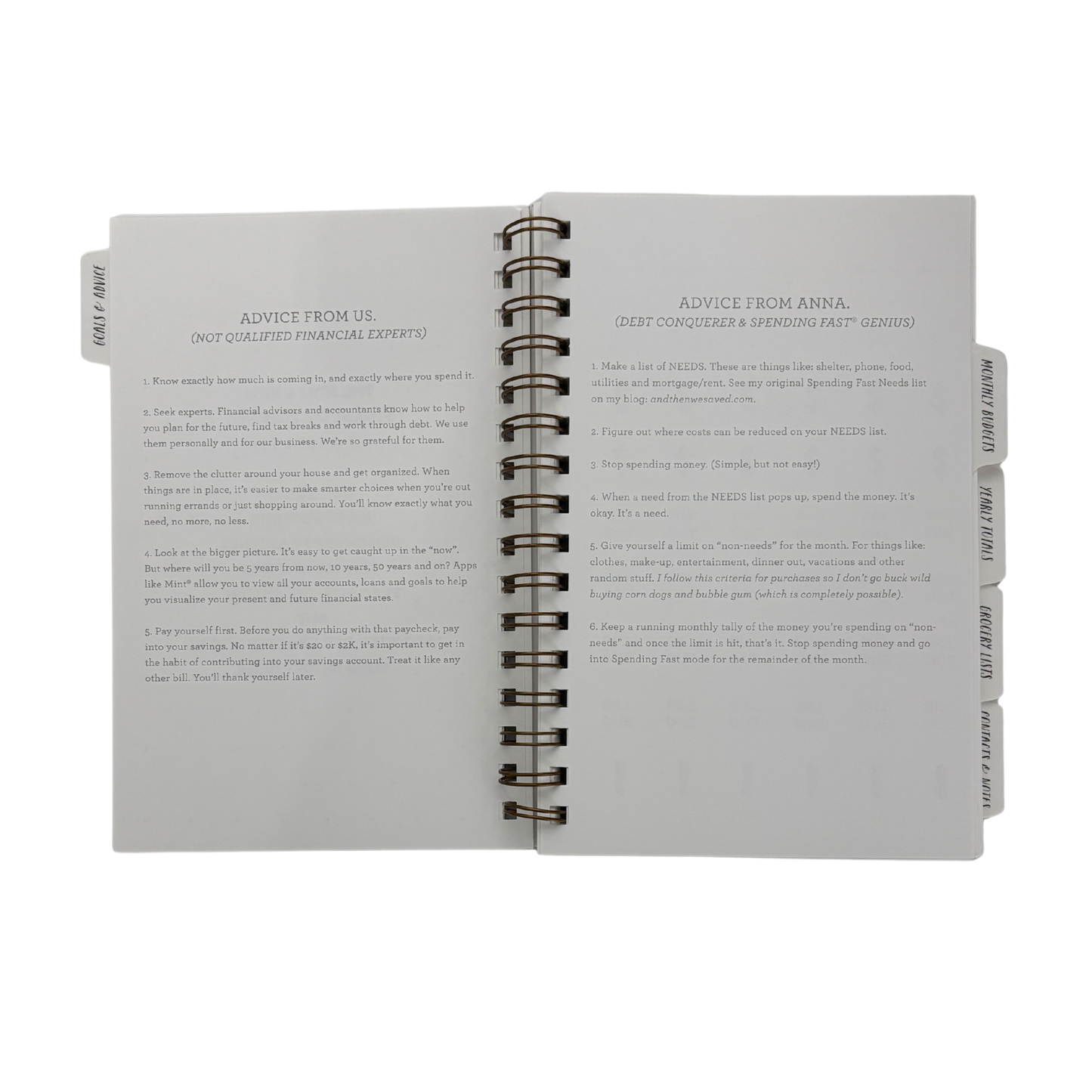 Spiral Bound 12 Month Financial Planner | Undated Budget & Goals Book | Black Dot Cover-Ninj and Ninj-The Bullish Store