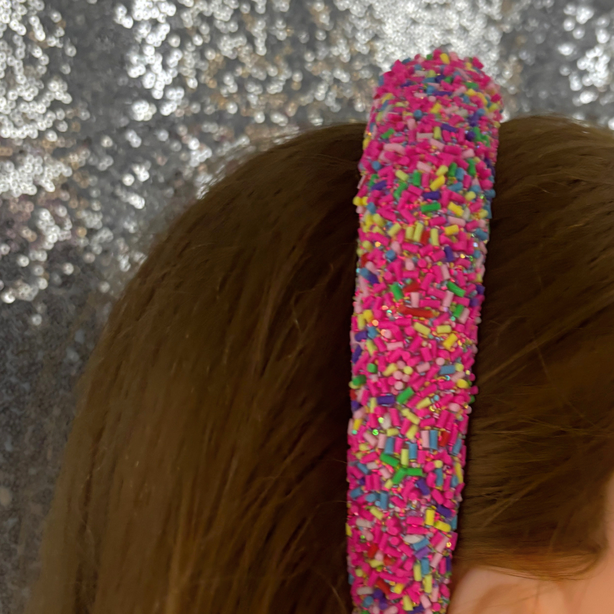 Sprinkles Statement Headband | Hot Pink, Light Pink & Mint | Adults & Kids