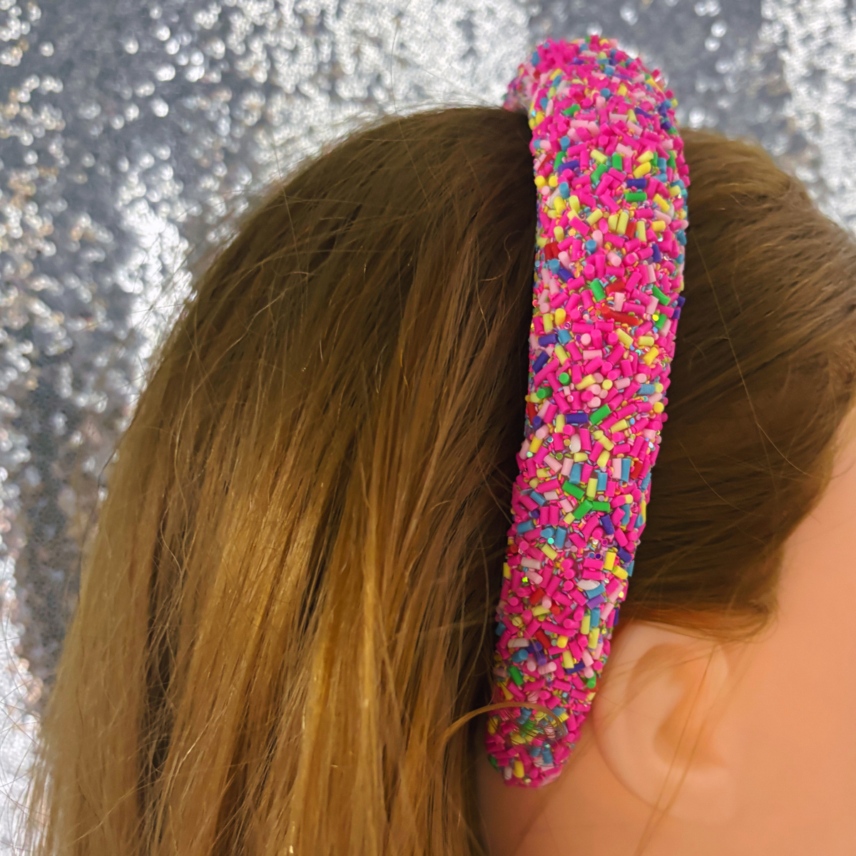 Sprinkles Statement Headband | Hot Pink, Light Pink & Mint | Adults & Kids
