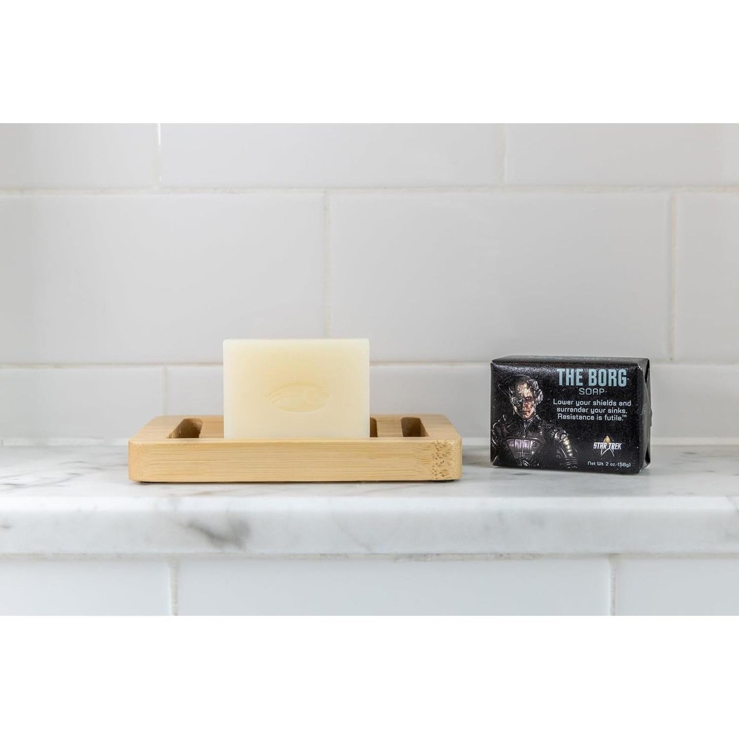Star Trek Borg Soap in Fresh Milk Scent | Body Bar Bath Cleanser  | 2 oz.
