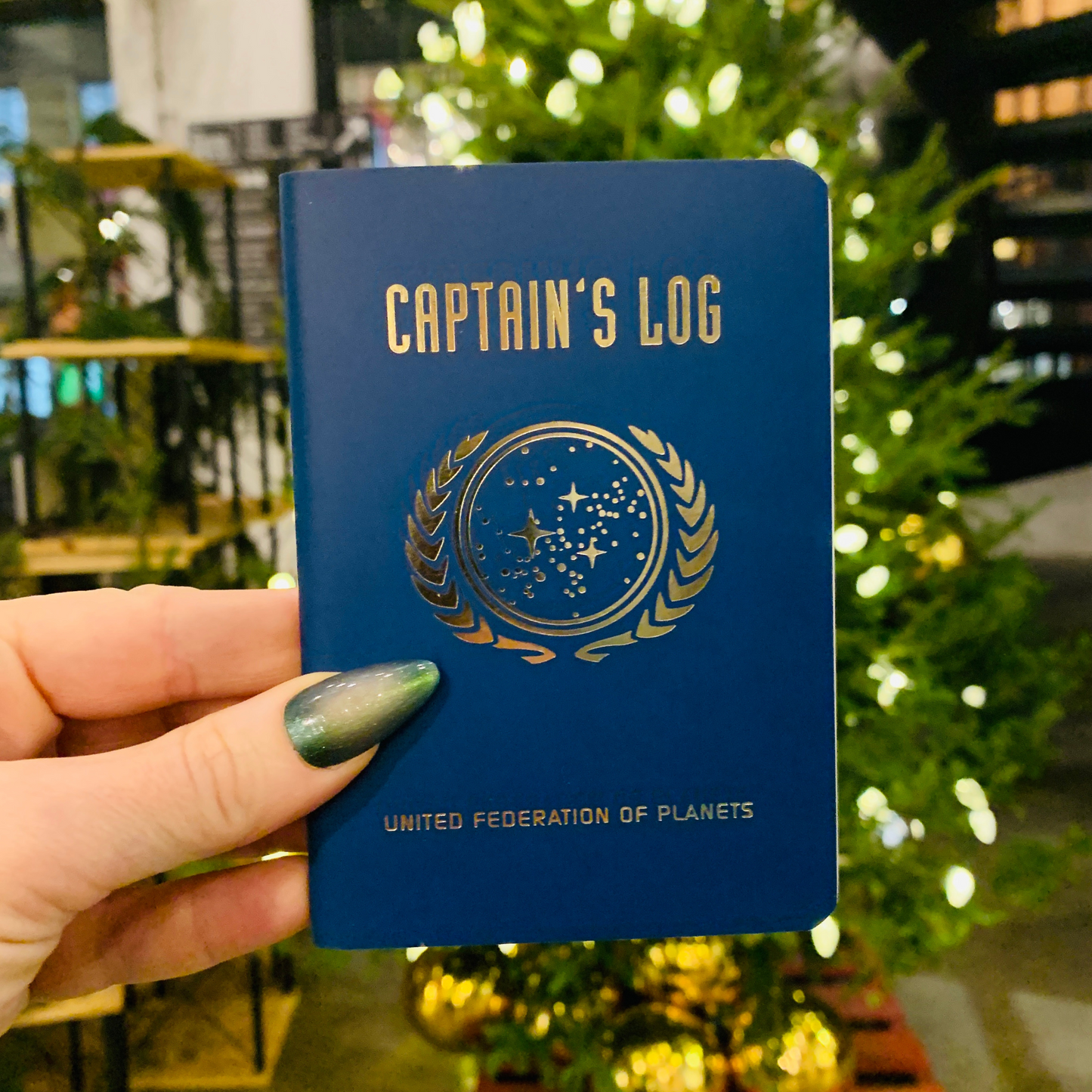 Star Trek Captain's Log Mini Notebook in Blue | 3-3/8” x 4-7/8”