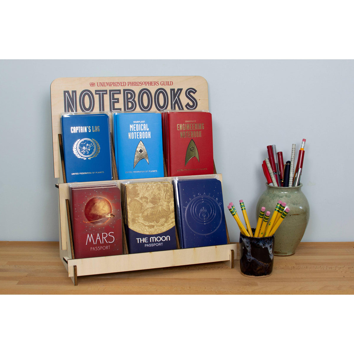 Star Trek Captain's Log Mini Notebook in Blue | 3” x 5”-Unemployed Philosophers Guild-The Bullish Store